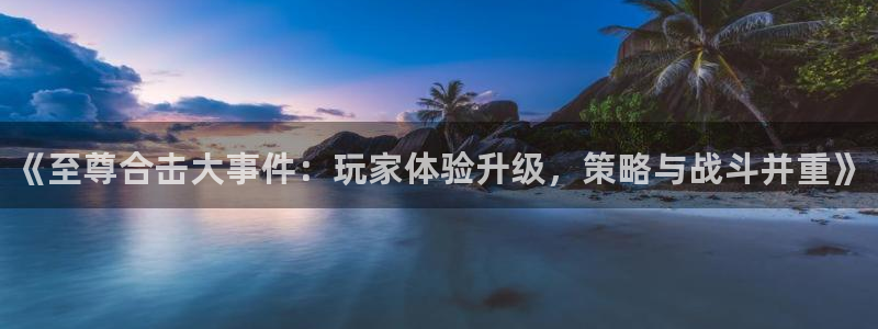 手机版辉达娱乐客户端下载：《至尊合击大事件：玩家体验升级，策